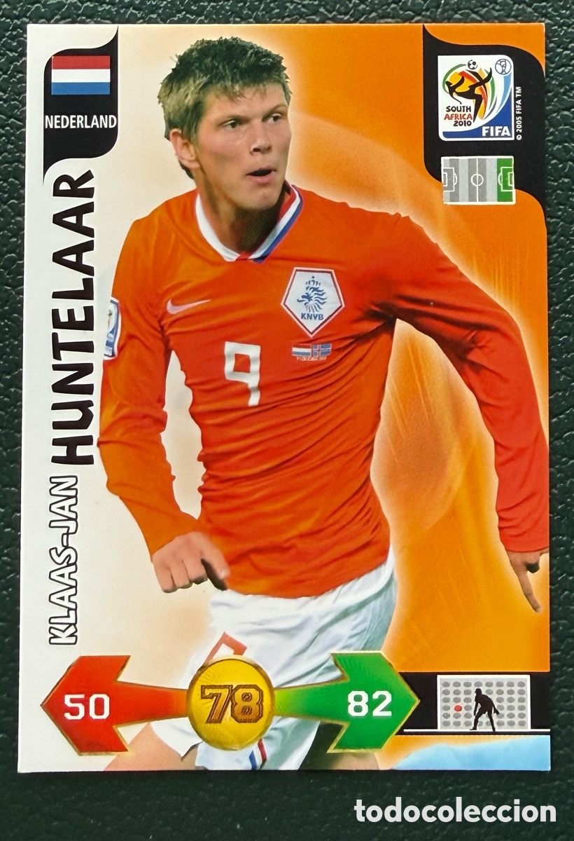 Cromos de f&uacute;tbol: KLAAAS-JAN HUNTELAAR HOLANDA FICHAS ALBUM ADRENALYN XL MUNDIAL SOUTH AFRICA 2010