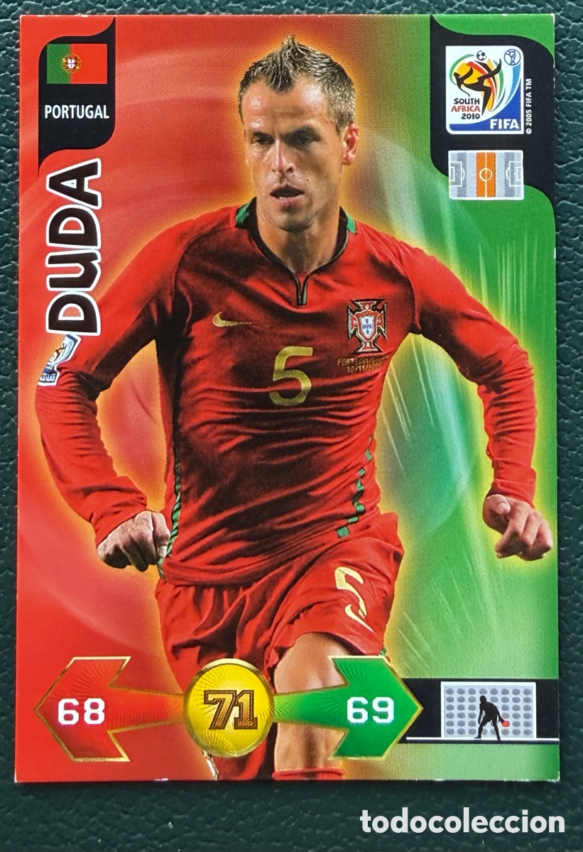 Football Stickers: DUDA PORTUGAL FICHAS ALBUM ADRENALYN XL MUNDIAL SOUTH AFRICA 2010