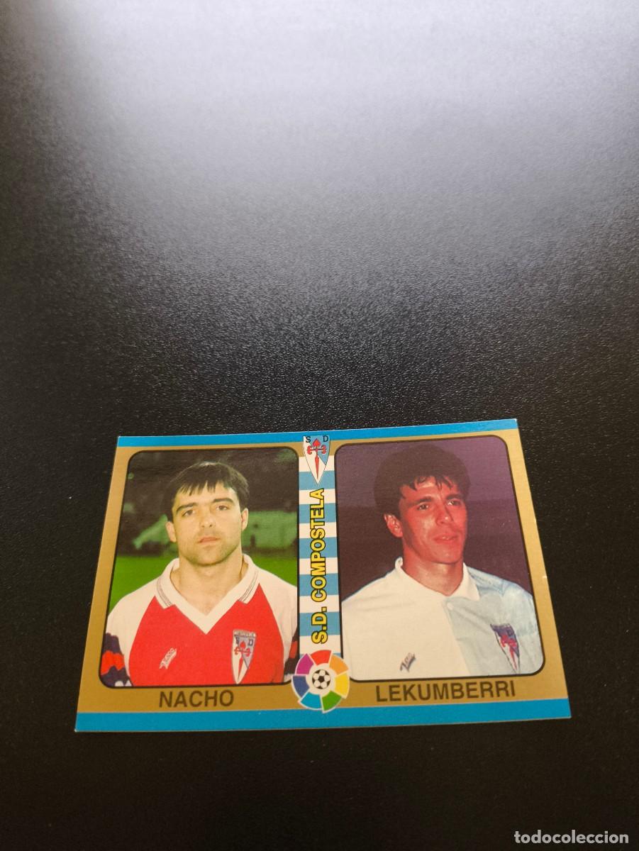 Cromos de f&uacute;tbol: 175 Nacho / Lukemberri COMPOSTELA MUNDICROMO LIGA FUTBOL TOTAL 1994 1995 94 95 NO PANINI LIGA ESTE