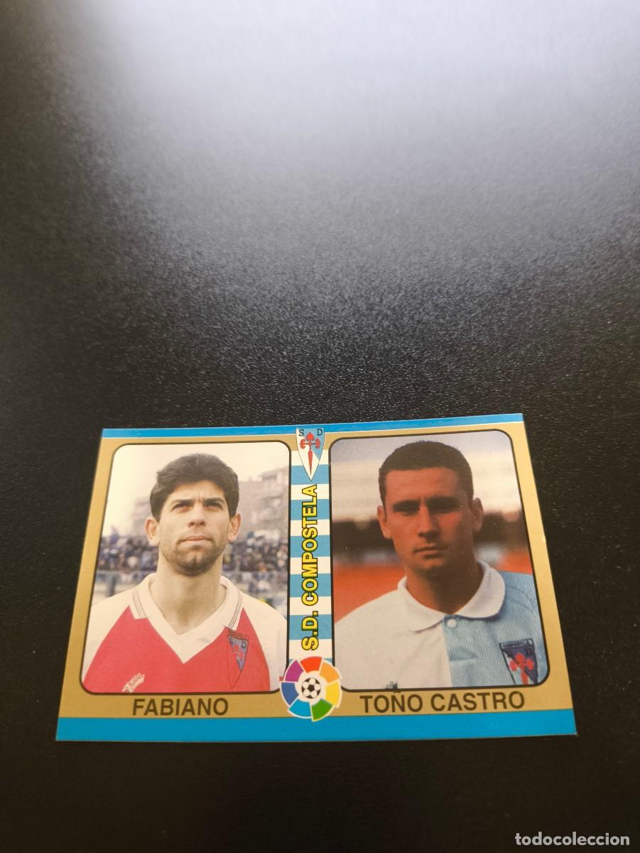 Cromos de f&uacute;tbol: 177 Fabiano To&ntilde;o Castro COMPOSTELA MUNDICROMO LIGA FUTBOL TOTAL 1994 1995 94 95 NO PANINI LIGA ESTE