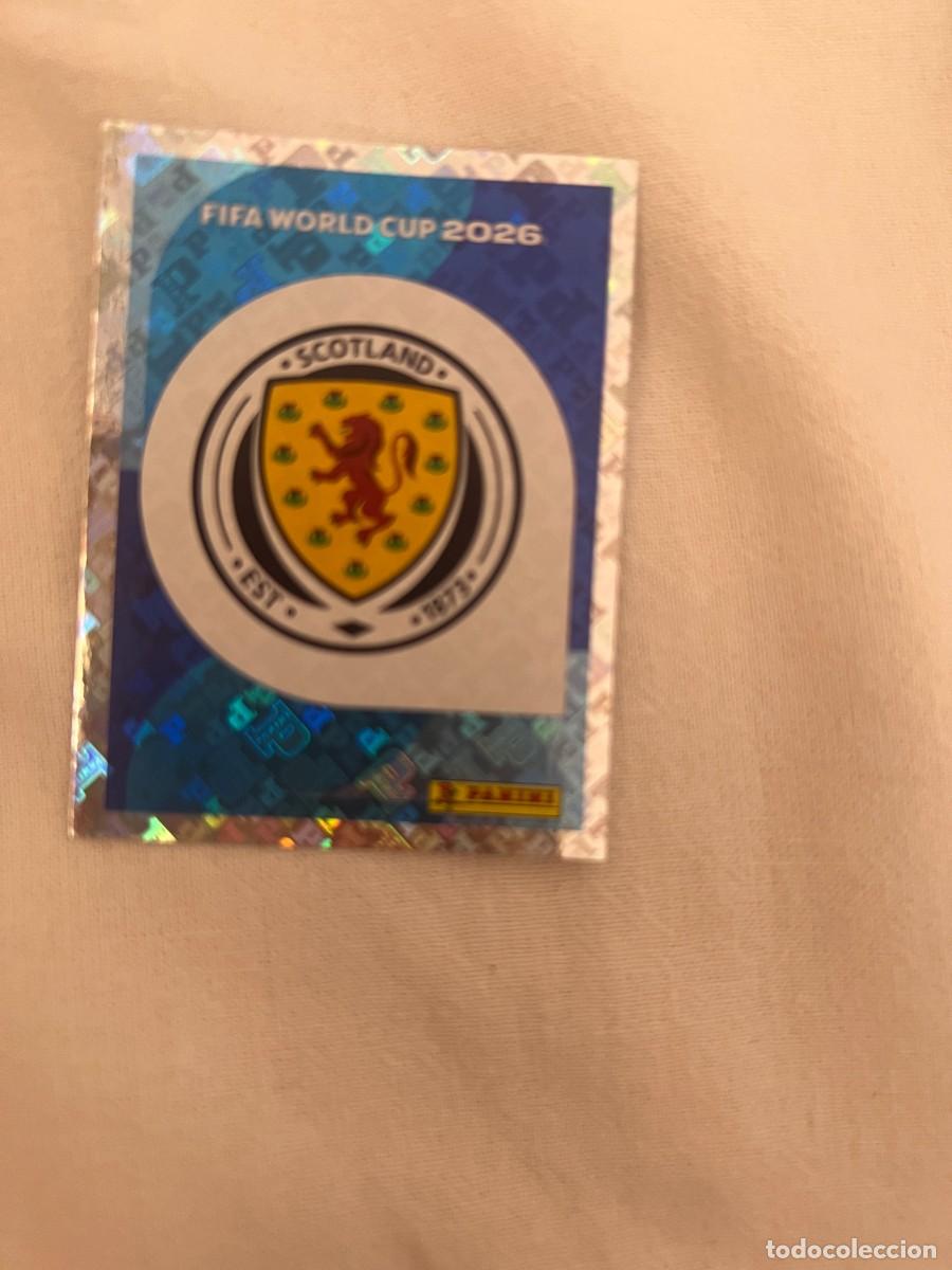 Cromos de f&uacute;tbol: ESCUDO ESCOCIA 1 PANINI MUNDIAL FIFA WORLD CUP 2026 PANINI
