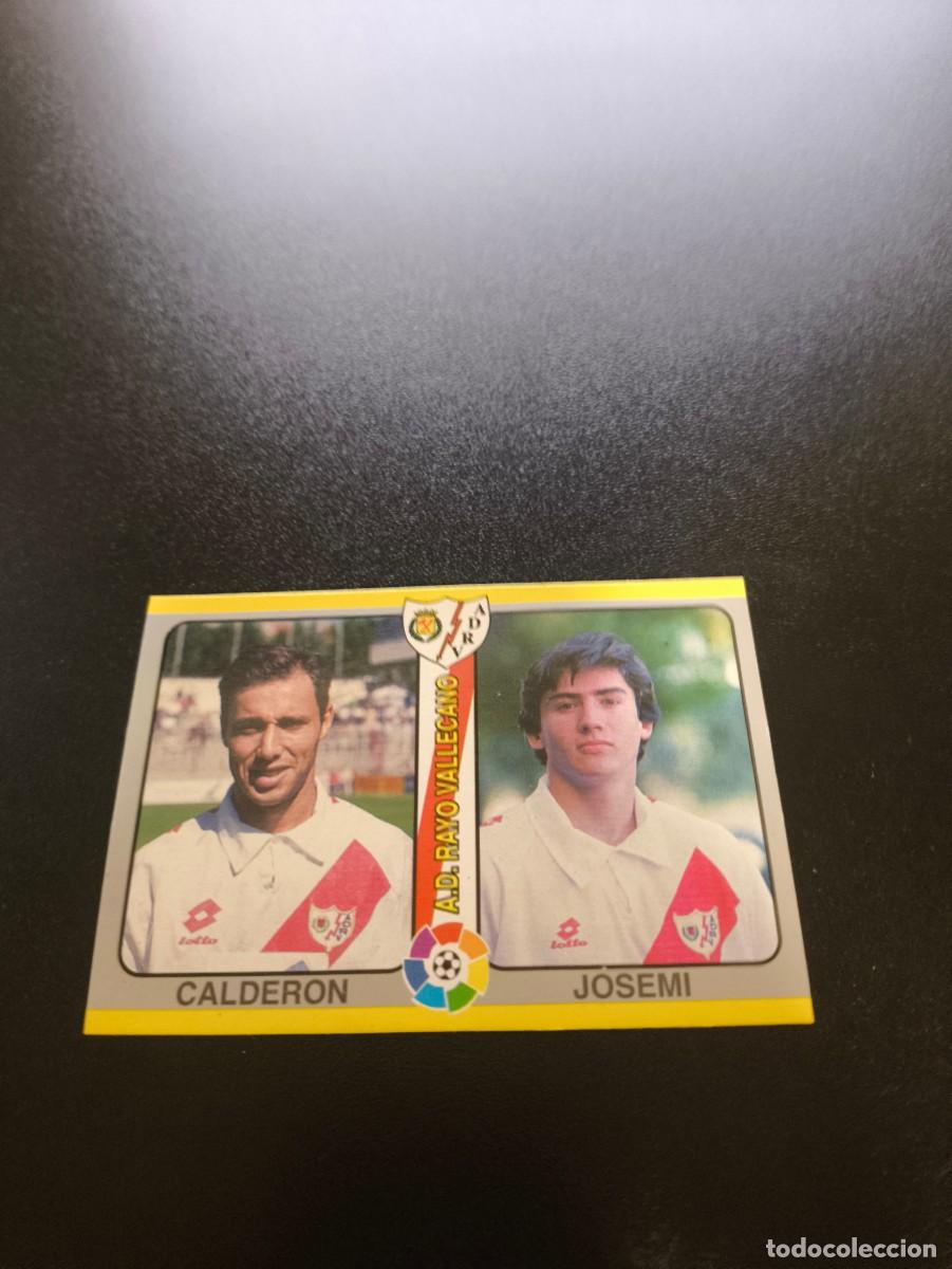 Cromos de f&uacute;tbol: 185 Calderon Josemi RAYO VALLECANO MUNDICROMO LIGA FUTBOL TOTAL 1994 1995 94 95 NO PANINI LIGA ESTE