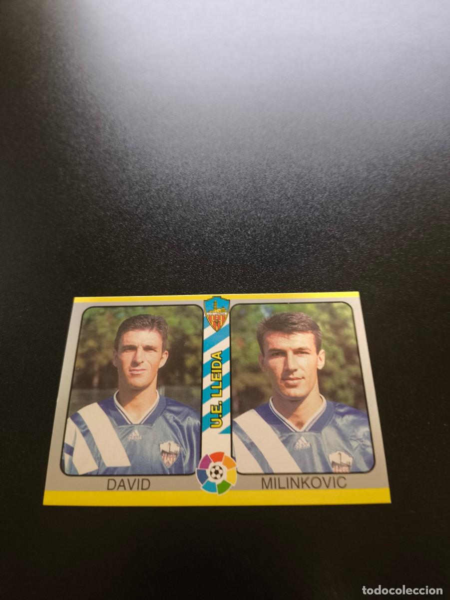 Cromos de f&uacute;tbol: 191 David / Milinkovic LLEIDA MUNDICROMO LIGA FUTBOL TOTAL 1994 1995 94 95 NO PANINI LIGA ESTE