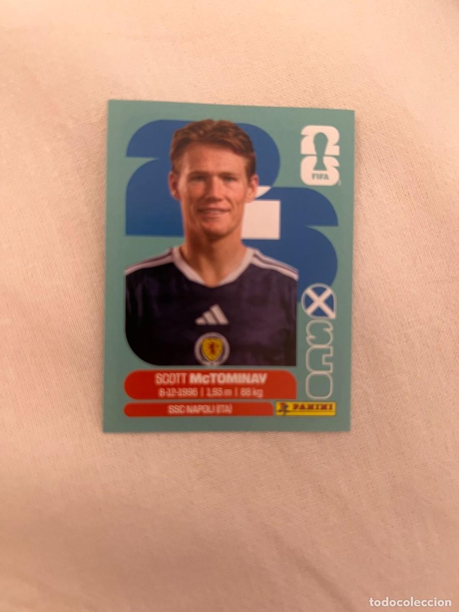 Cromos de f&uacute;tbol: SCOTT MCTOMINAY ESCOCIA 11 PANINI MUNDIAL FIFA WORLD CUP 2026 PANINI