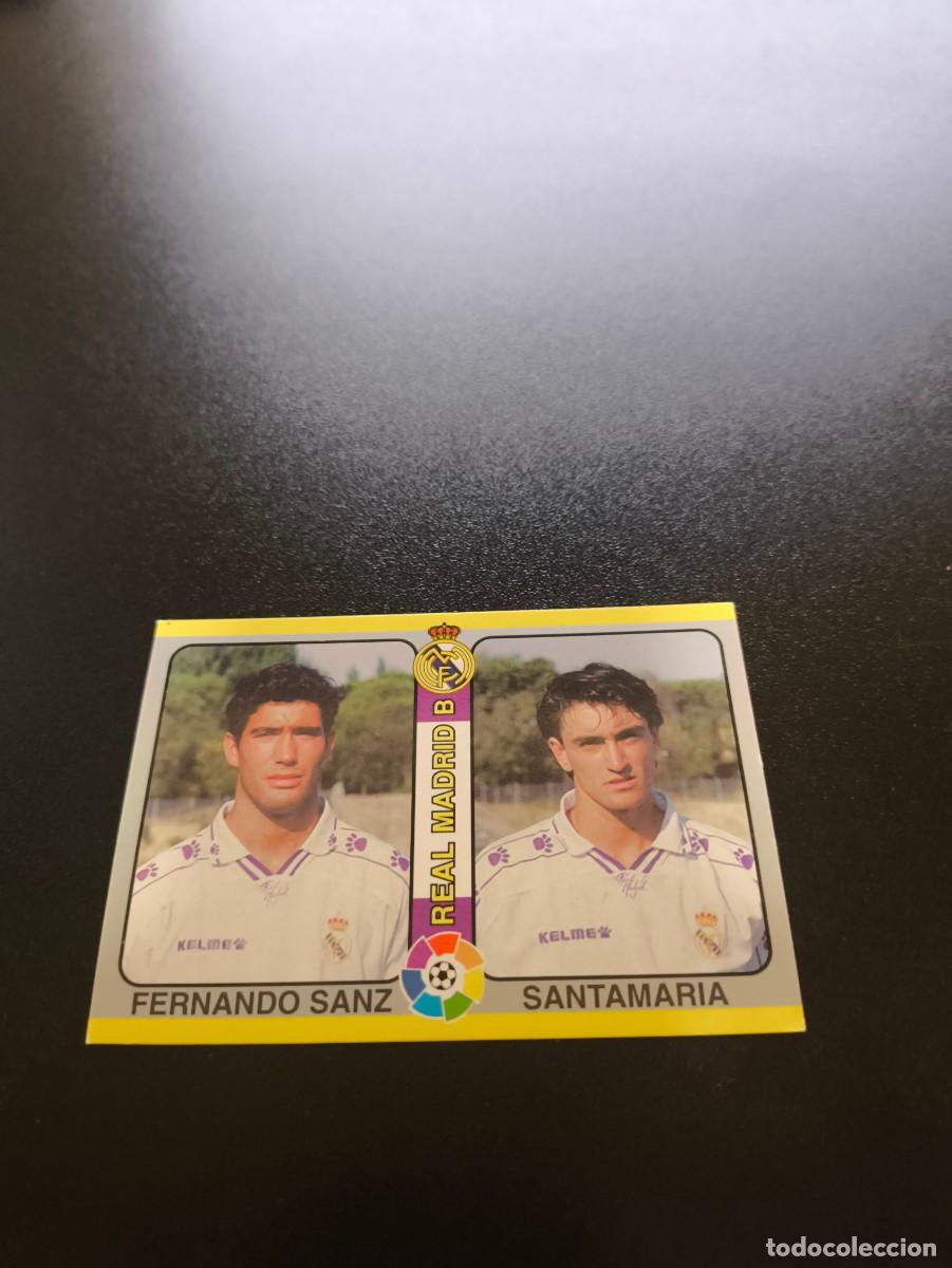 Cromos de f&uacute;tbol: 212 Fernando Sanz Santamaria REAL MADRID MUNDICROMO LIGA FUTBOL TOTAL 1994 1995 94 95 NO PANINI ESTE