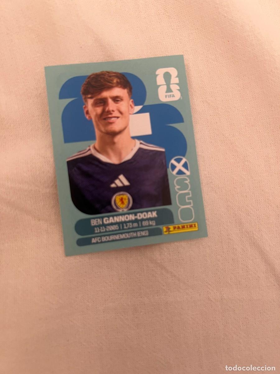 Cromos de f&uacute;tbol: BEN GANNON DOAK ESCOCIA 20 PANINI MUNDIAL FIFA WORLD CUP 2026 PANINI