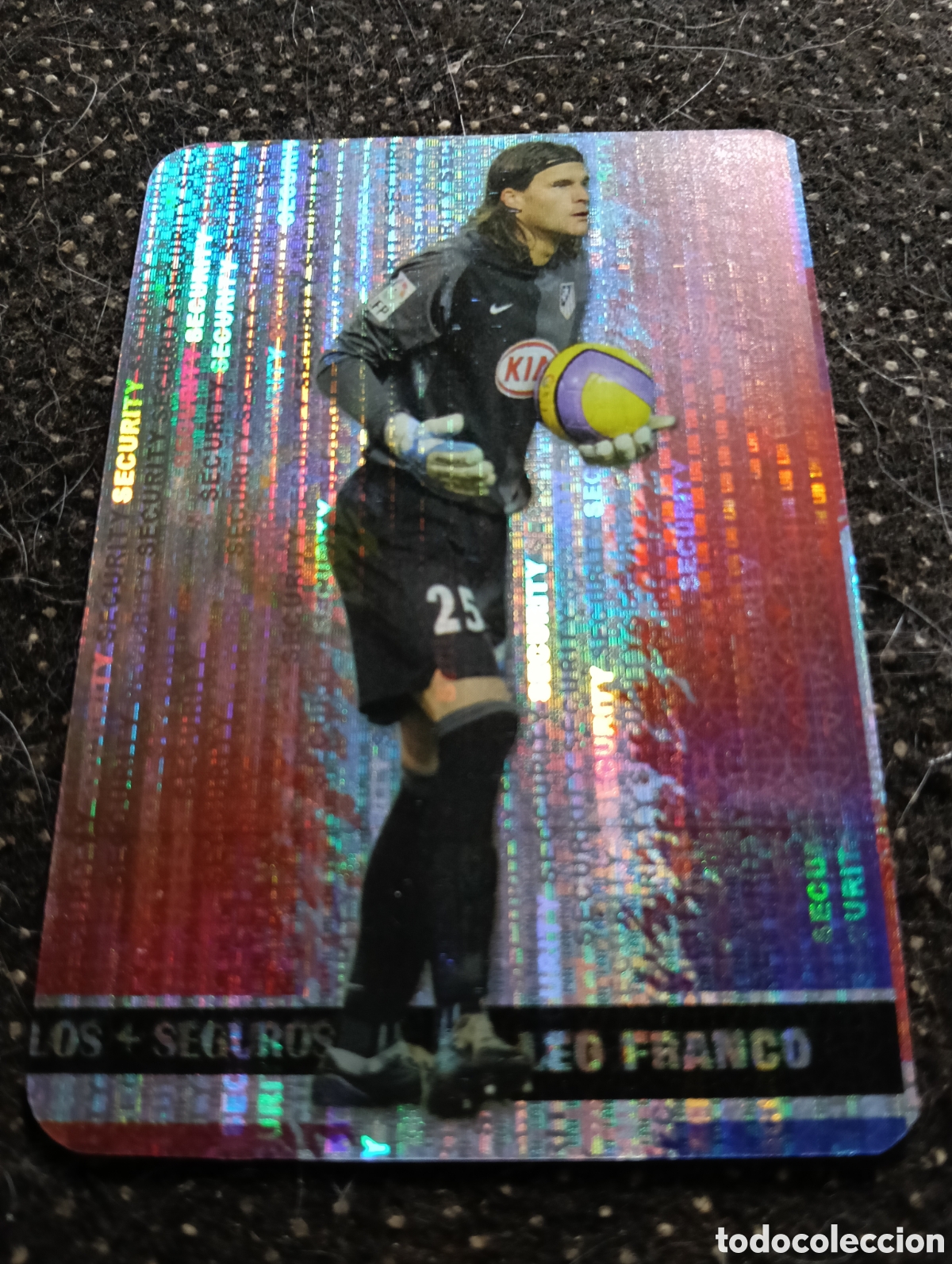 Cromos de f&uacute;tbol: 549 LEO FRANCO ATL&Eacute;TICO MADRID LOS + SEGUROS SECURITY VERTICAL 07 08 LIGA 2008 MUNDICROMO