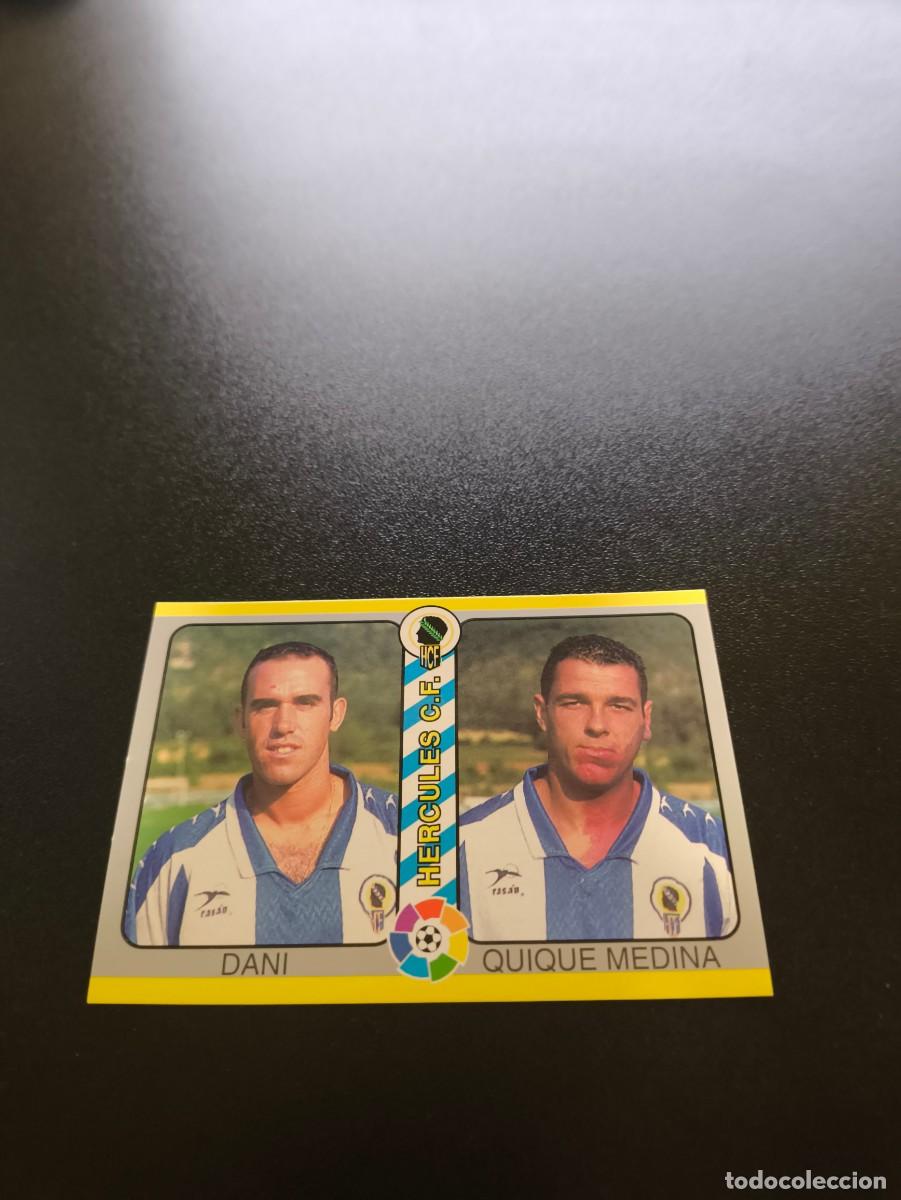 Cromos de f&uacute;tbol: 218 Dani / Quique Medina HERCULES MUNDICROMO LIGA FUTBOL TOTAL 1994 1995 94 95 NO PANINI ESTE