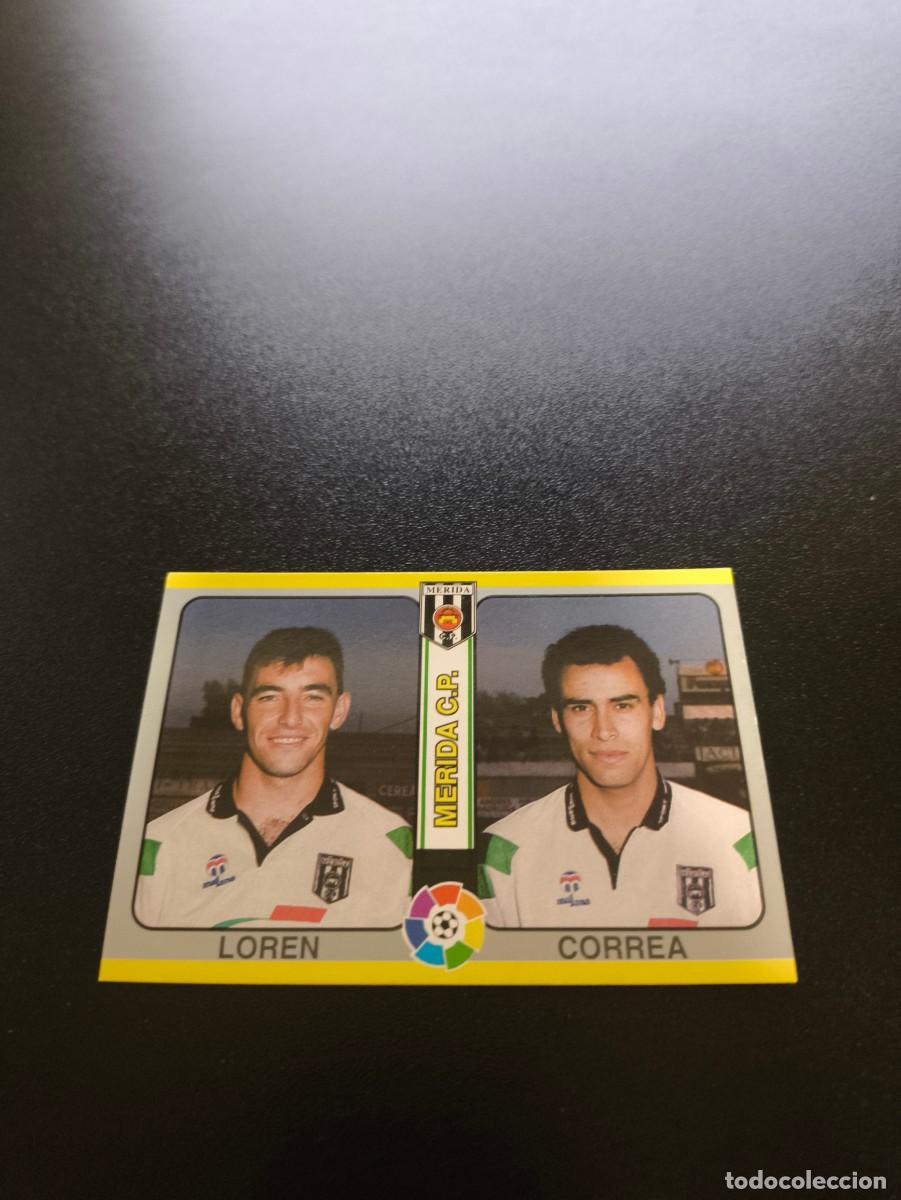 Cromos de f&uacute;tbol: 231 Loren / Correa MERIDA MUNDICROMO LIGA FUTBOL TOTAL 1994 1995 94 95 NO PANINI ESTE