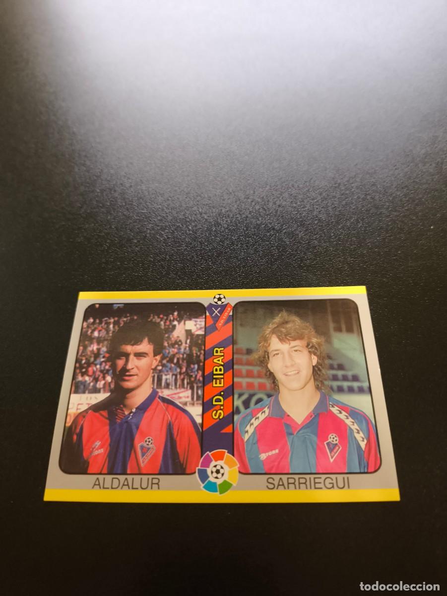 Cromos de f&uacute;tbol: 236 Aldalur / Sarriegui EIBAR MUNDICROMO LIGA FUTBOL TOTAL 1994 1995 94 95 NO PANINI ESTE