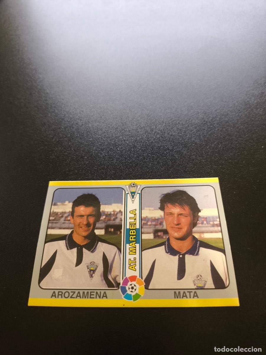 Cromos de f&uacute;tbol: 249 Arozamena / Mata MARBELLA MUNDICROMO LIGA FUTBOL TOTAL 1994 1995 94 95 NO PANINI ESTE
