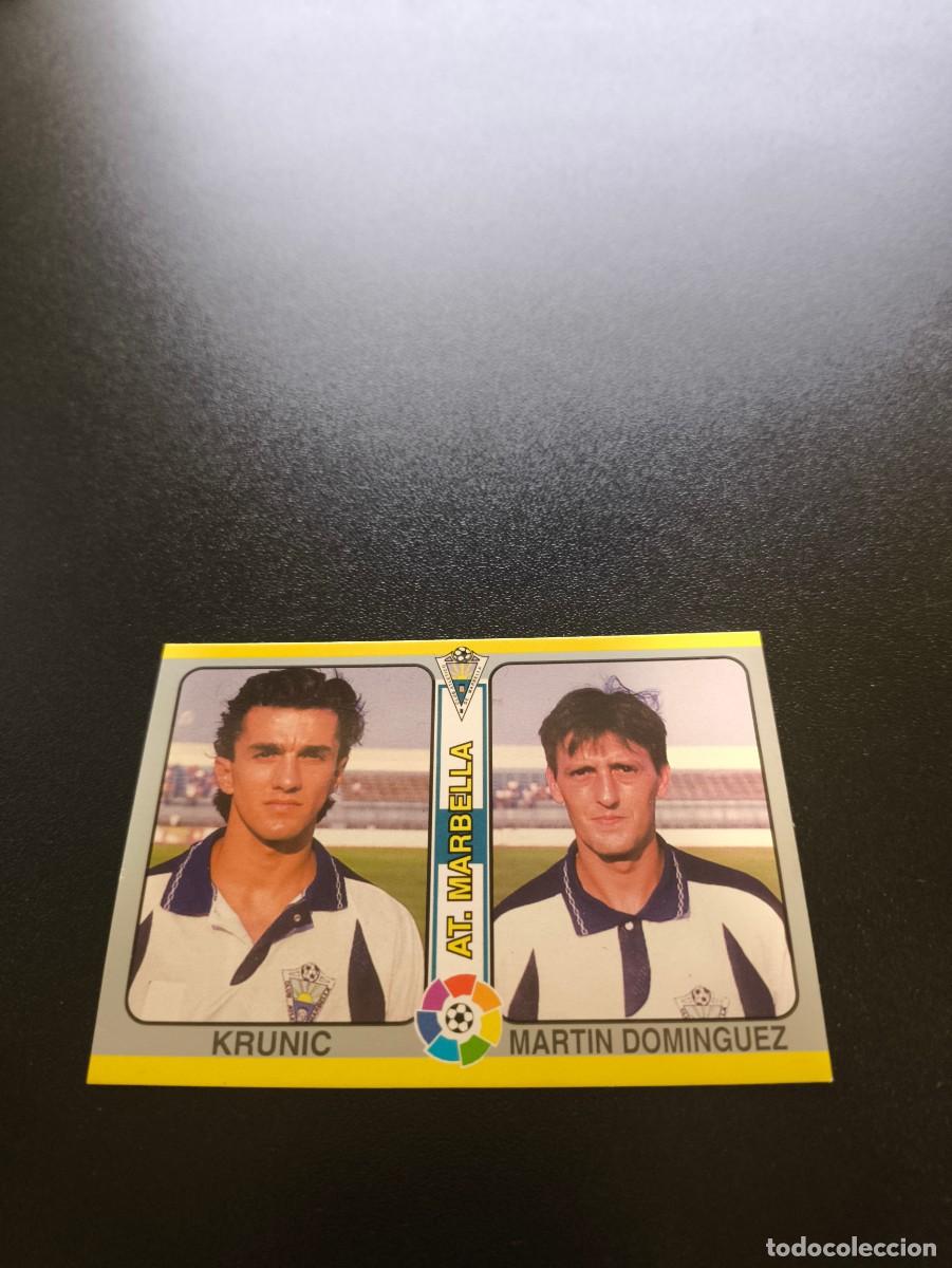 Cromos de f&uacute;tbol: 250 Krunic / Martin Dominguez MARBELLA MUNDICROMO LIGA FUTBOL TOTAL 1994 1995 94 95 NO PANINI ESTE