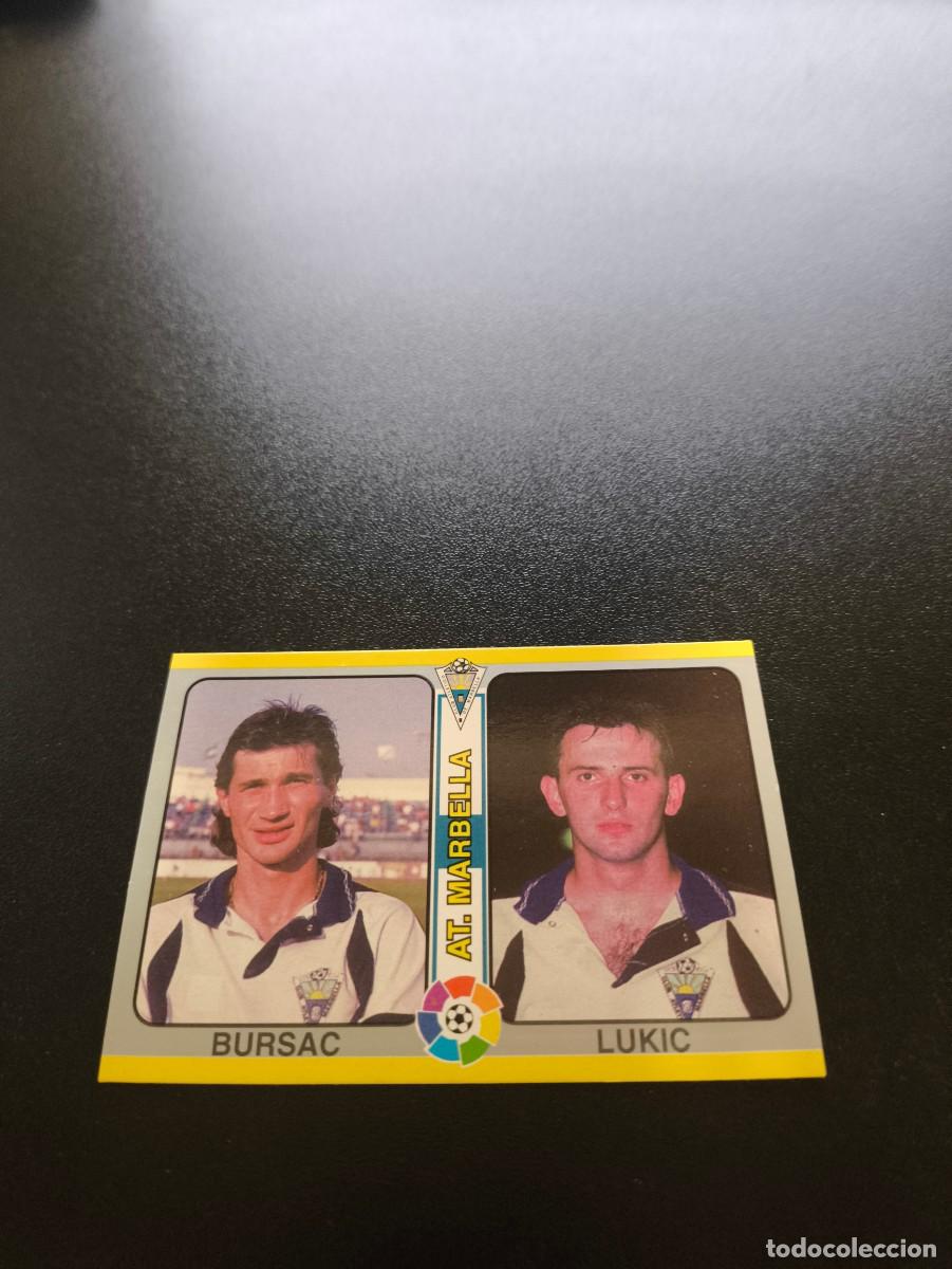 Cromos de f&uacute;tbol: 251 Bursac / Lukic MARBELLA MUNDICROMO LIGA FUTBOL TOTAL 1994 1995 94 95 NO PANINI ESTE