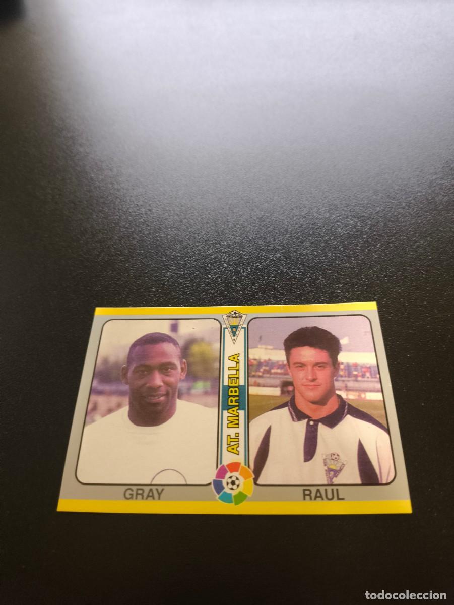 Cromos de f&uacute;tbol: 252 Gray / Raul MARBELLA MUNDICROMO LIGA FUTBOL TOTAL 1994 1995 94 95 NO PANINI ESTE