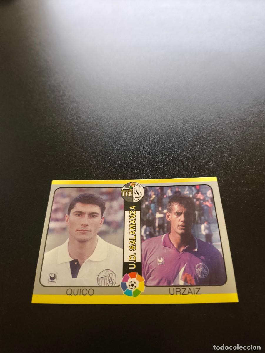 Cromos de f&uacute;tbol: 288 Quico / Urzaiz SALAMANCA MUNDICROMO LIGA FUTBOL TOTAL 1994 1995 94 95 NO PANINI ESTE