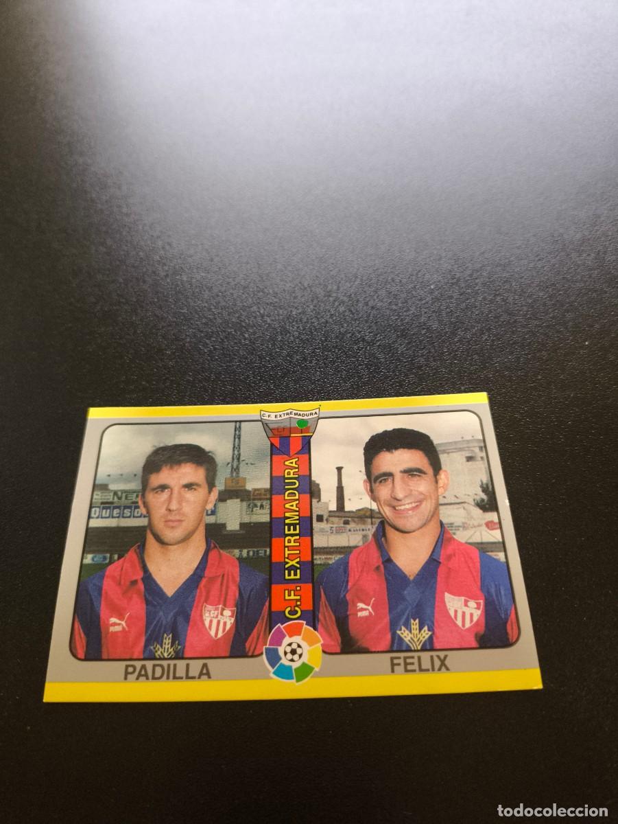 Cromos de f&uacute;tbol: 297 Padilla / Felix EXTREMADURA MUNDICROMO LIGA FUTBOL TOTAL 1994 1995 94 95 NO PANINI ESTE
