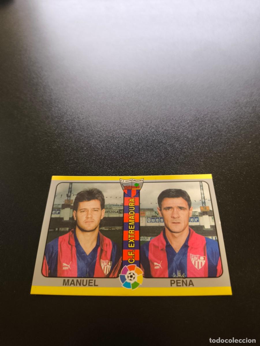 Cromos de f&uacute;tbol: 300 Manuel / Pe&ntilde;a EXTREMADURA MUNDICROMO LIGA FUTBOL TOTAL 1994 1995 94 95 NO PANINI ESTE
