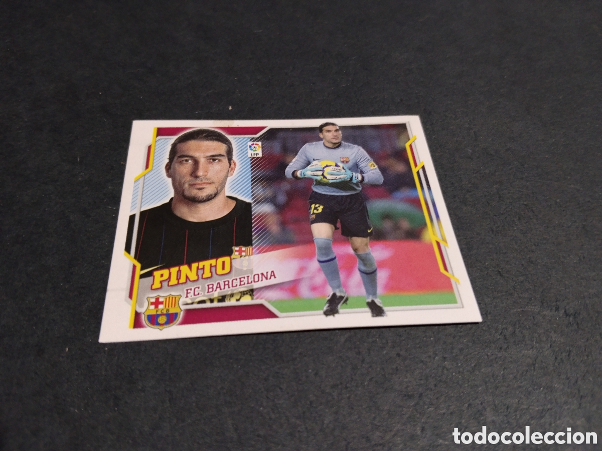 Cromos de f&uacute;tbol: Cromo futbol 2010-11 Pinto, Barcelona