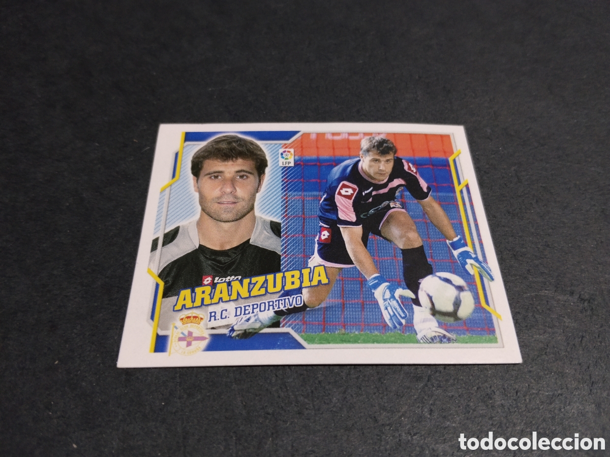 Cromos de f&uacute;tbol: Cromo futbol 2010-11 aranzubia, deportivo de la Coru&ntilde;a