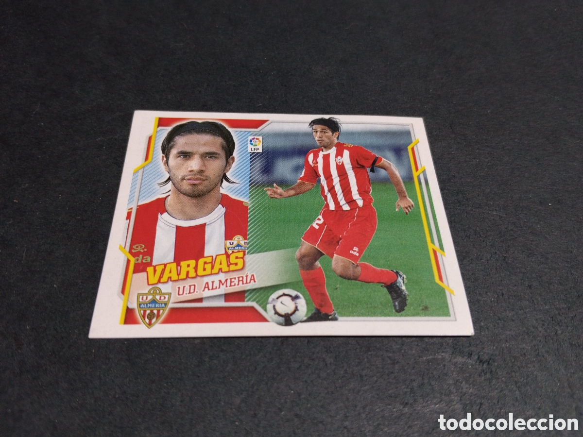 Cromos de f&uacute;tbol: Cromo futbol 2010-11 Vargas, Almer&iacute;a