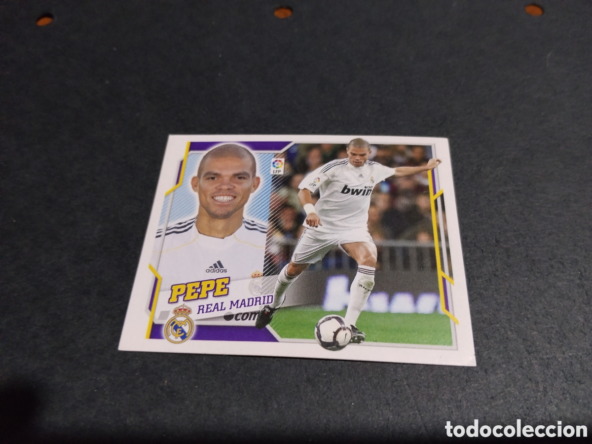Cromos de f&uacute;tbol: Cromo futbol 2010-11 Pepe, Real Madrid