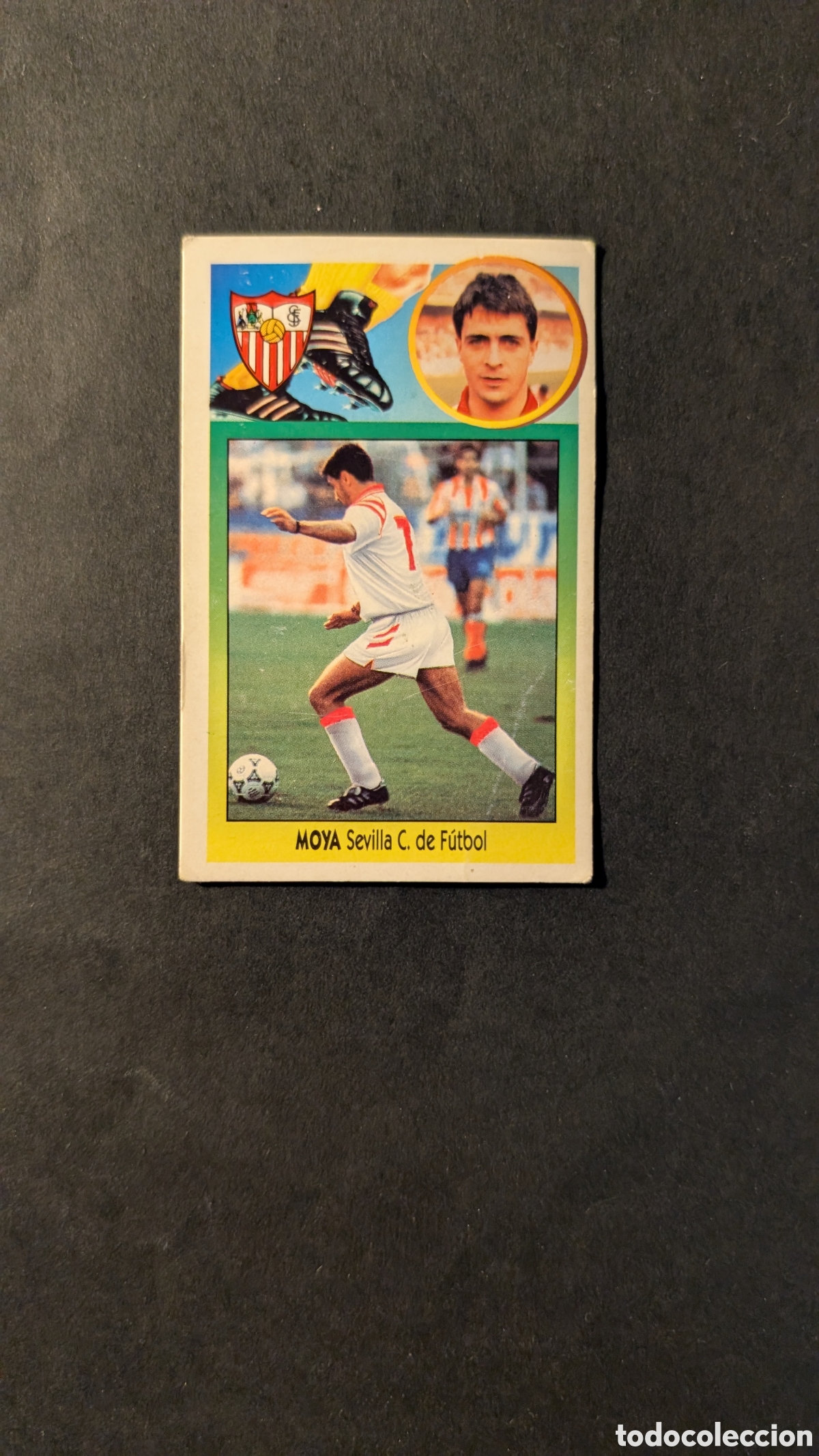 Figurine di Calcio: MOYA SEVILLA FICHAJE 12 LIGA ESTE 1993/94 93 94 CARTON DESPEGADO
