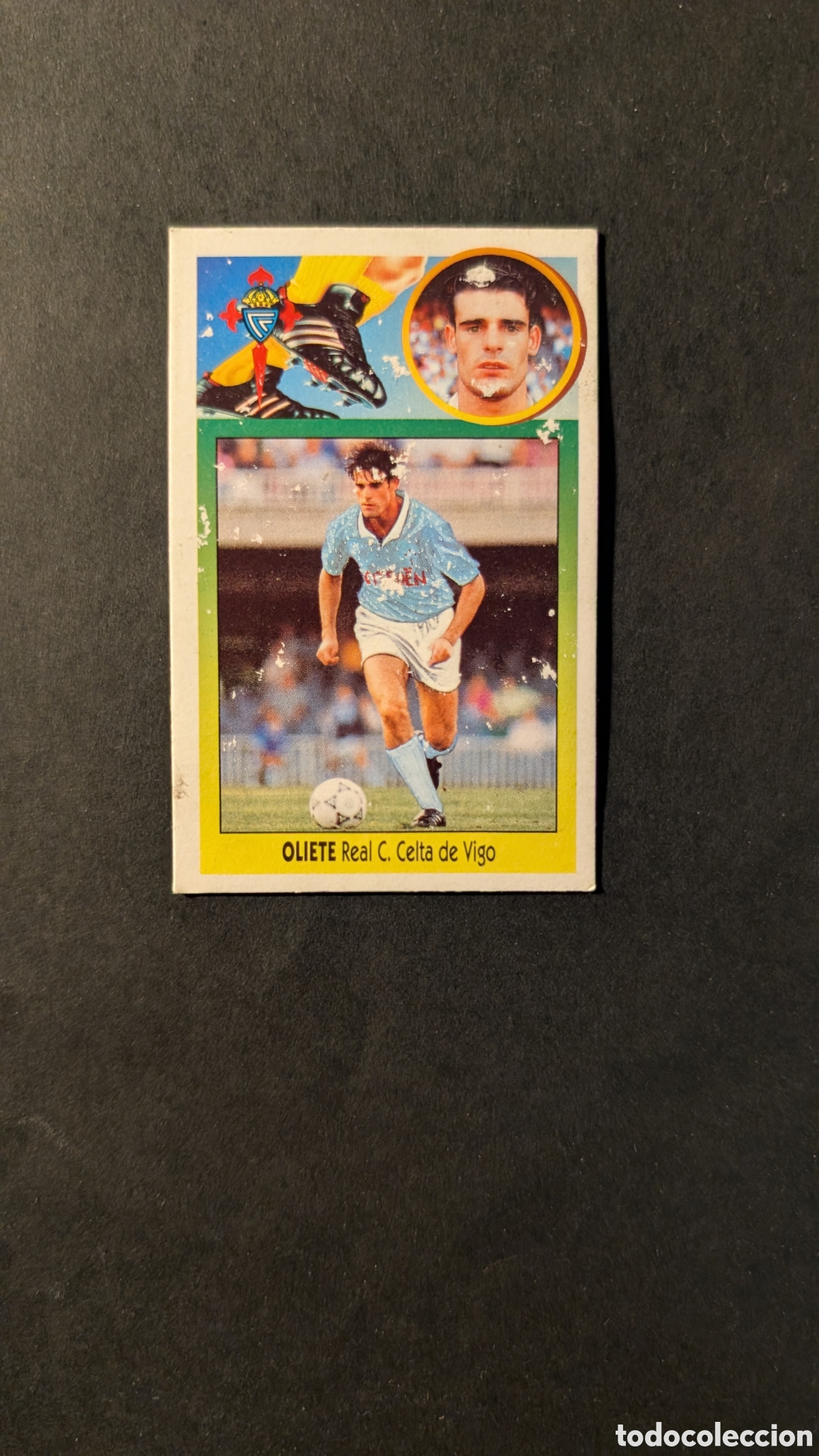 Cromos de Futebol: OLIETE CELTA FICHAJE 30 LIGA ESTE 1993/94 93 94 CARTON DESPEGADO