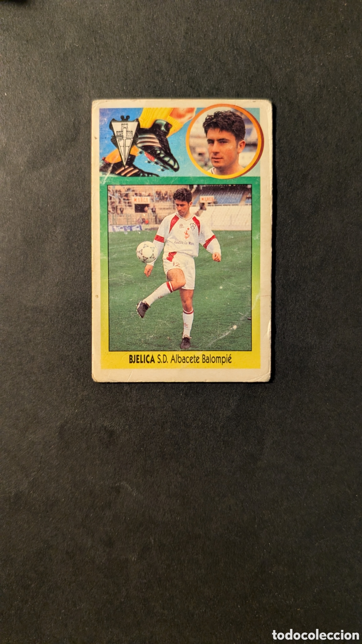 Cromos de Futebol: BJELICA ALBAETE COLOCA LIGA ESTE 1993/94 93 94 CARTON DESPEGADO
