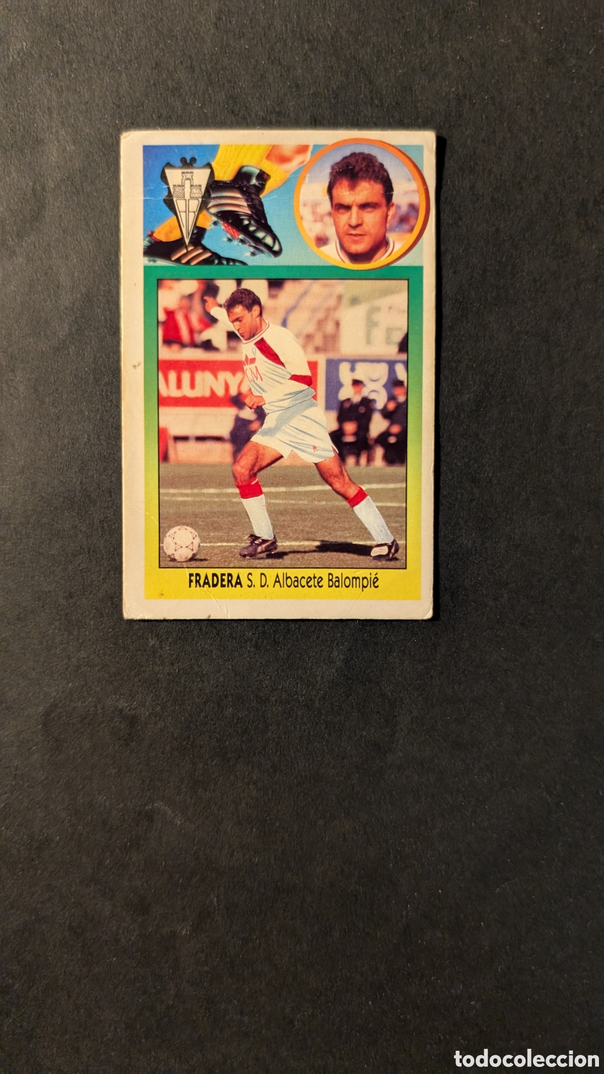 Cromos de Futebol: FRADERA ALBAETE COLOCA LIGA ESTE 1993/94 93 94 CARTON DESPEGADO