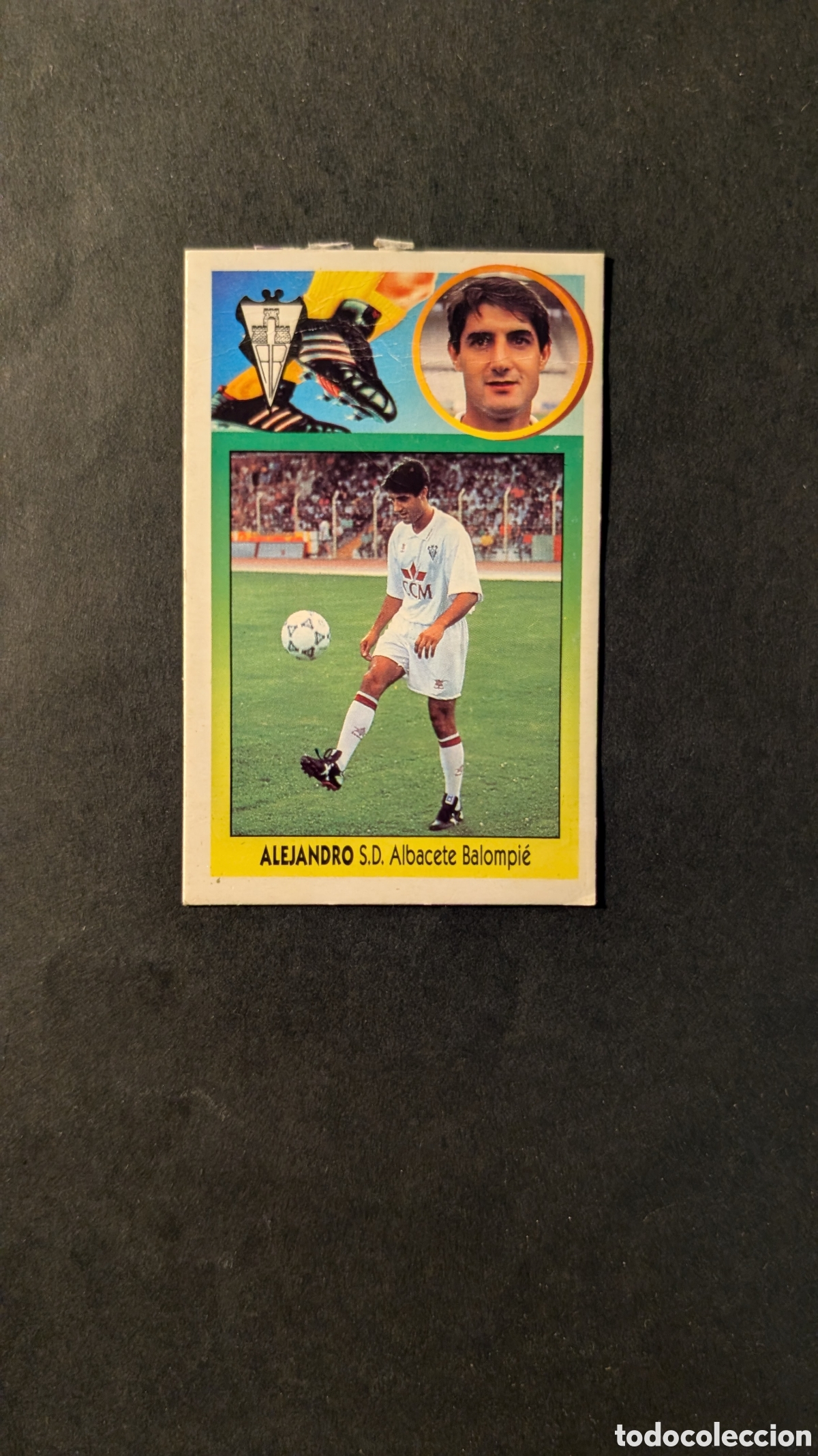 Cromos de Futebol: ALEJANDRO ALBAETE COLOCA LIGA ESTE 1993/94 93 94 CARTON DESPEGADO