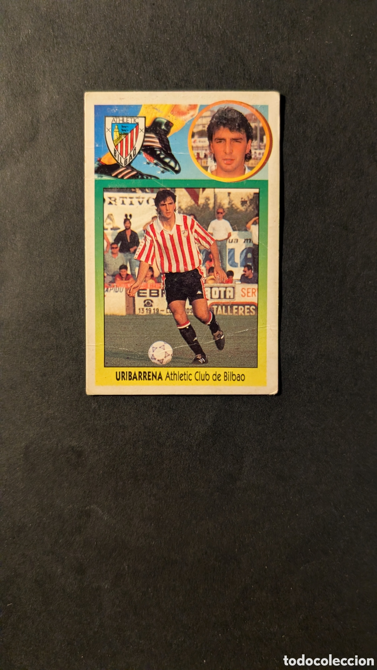 Cromos de Futebol: URIBARRENA BILBAO COLOCA LIGA ESTE 1993/94 93 94 CARTON DESPEGADO
