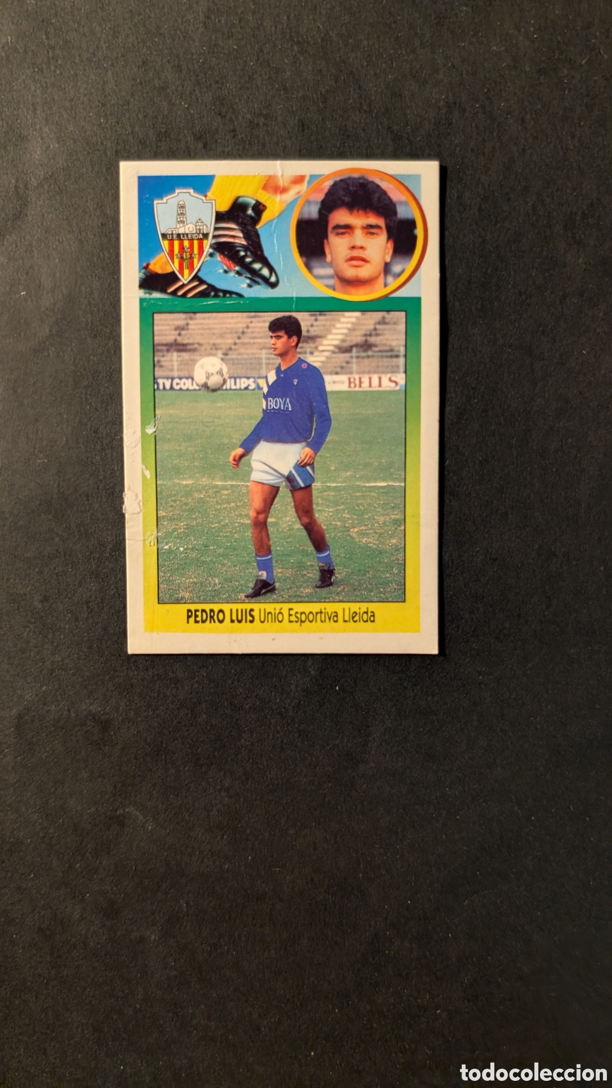Cromos de Futebol: PEDRO LUIS LLEIDA COLOCA LIGA ESTE 1993/94 93 94 CARTON DESPEGADO