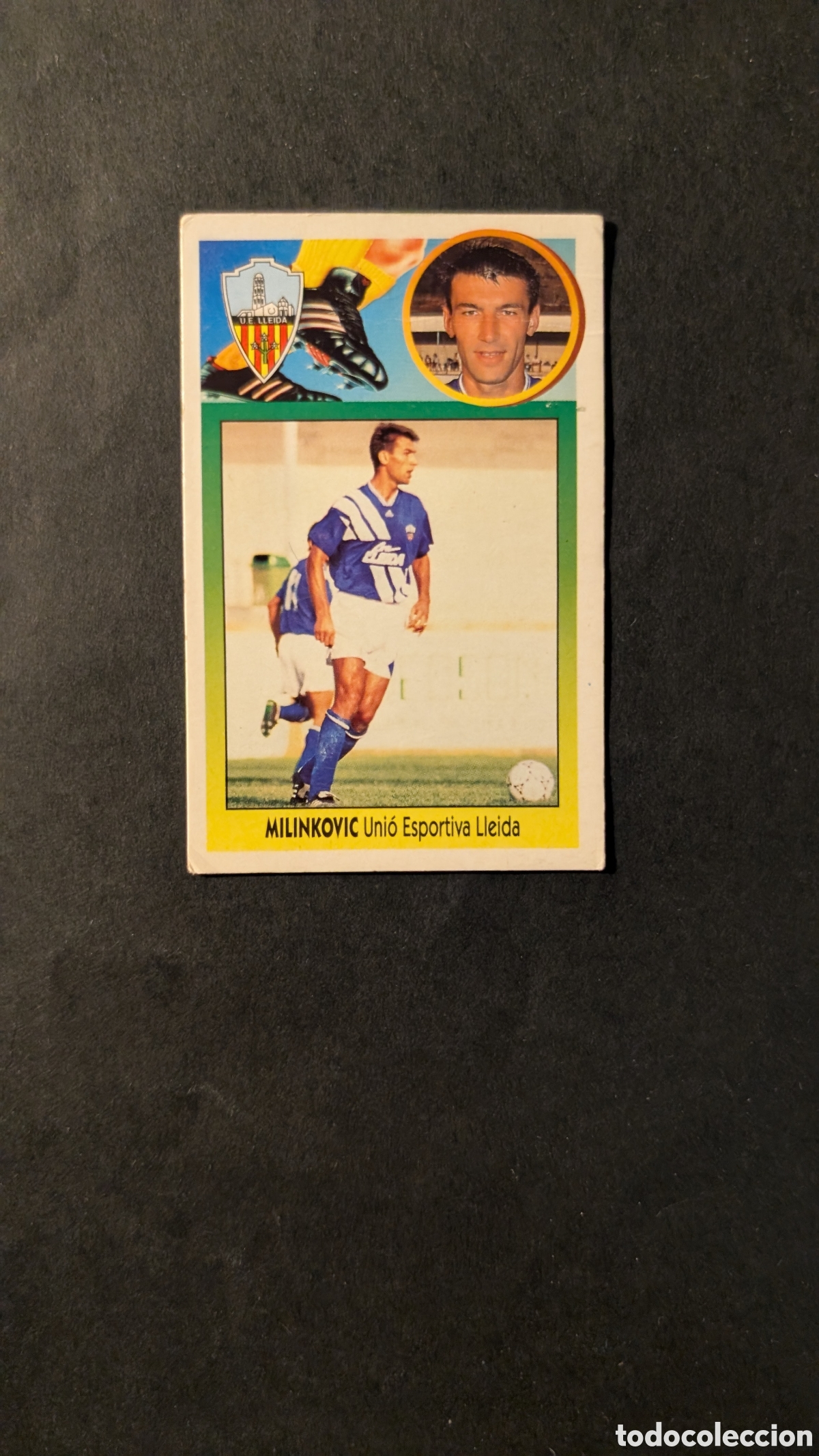 Cromos de Futebol: MILINKOVIC LLEIDA COLOCA LIGA ESTE 1993/94 93 94 CARTON DESPEGADO