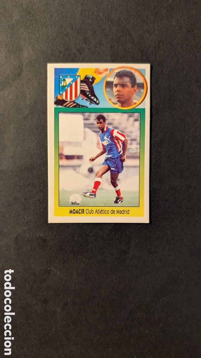 Football Stickers: MOACIR ATLETICO MADRID COLOCA LIGA ESTE 1993/94 93 94 CARTON DESPEGADO