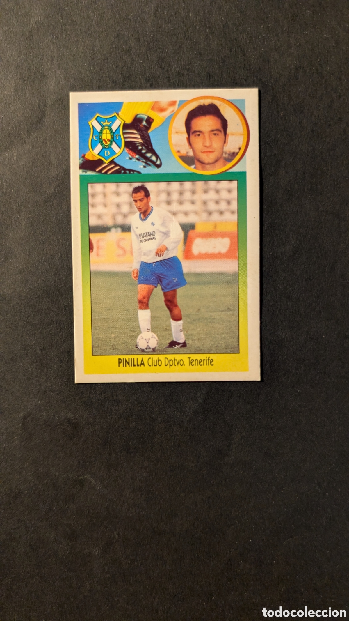 Football Stickers: PINILLA TENERIFE COLOCA LIGA ESTE 1993/94 93 94 CARTON DESPEGADO