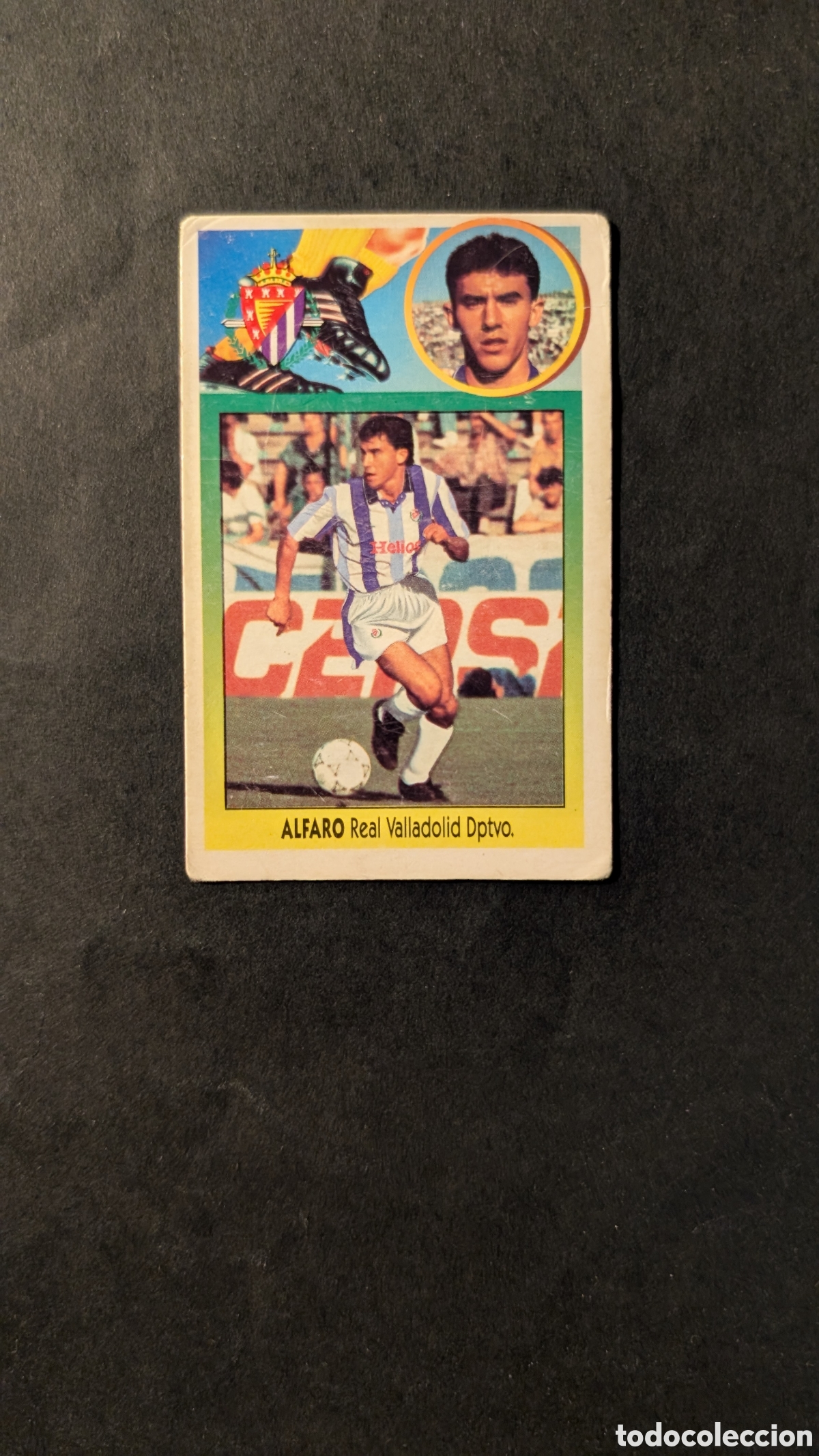 Football Stickers: ALFARO VALLADOLID COLOCA LIGA ESTE 1993/94 93 94 CARTON DESPEGADO