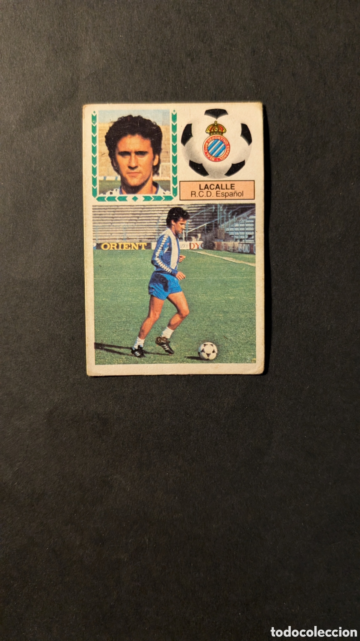 Fu&szlig;ball-Sticker: LACALLE ESPA&Ntilde;OL FICHAJE 6 LIGA ESTE 1983/84 83 84 DESPEGADO