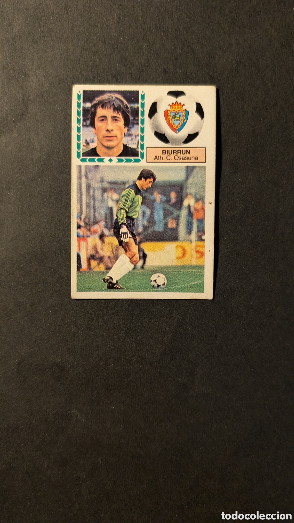 Fu&szlig;ball-Sticker: BIURRUN OSASUNA FICHAJE 10 LIGA ESTE 1983/84 83 84 DESPEGADO
