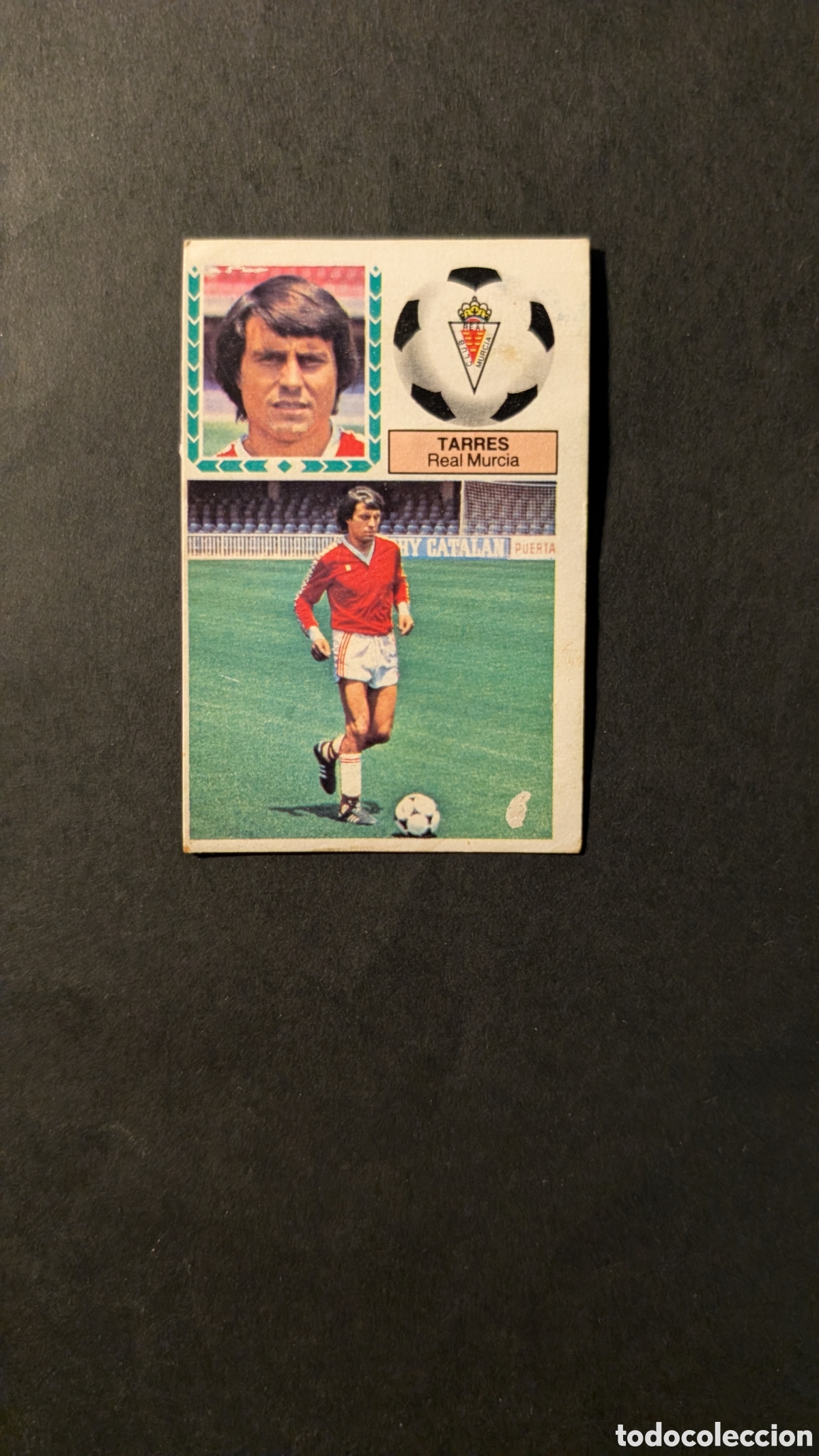 Fu&szlig;ball-Sticker: TARRES MURCIA FICHAJE 9 LIGA ESTE 1983/84 83 84 DESPEGADO