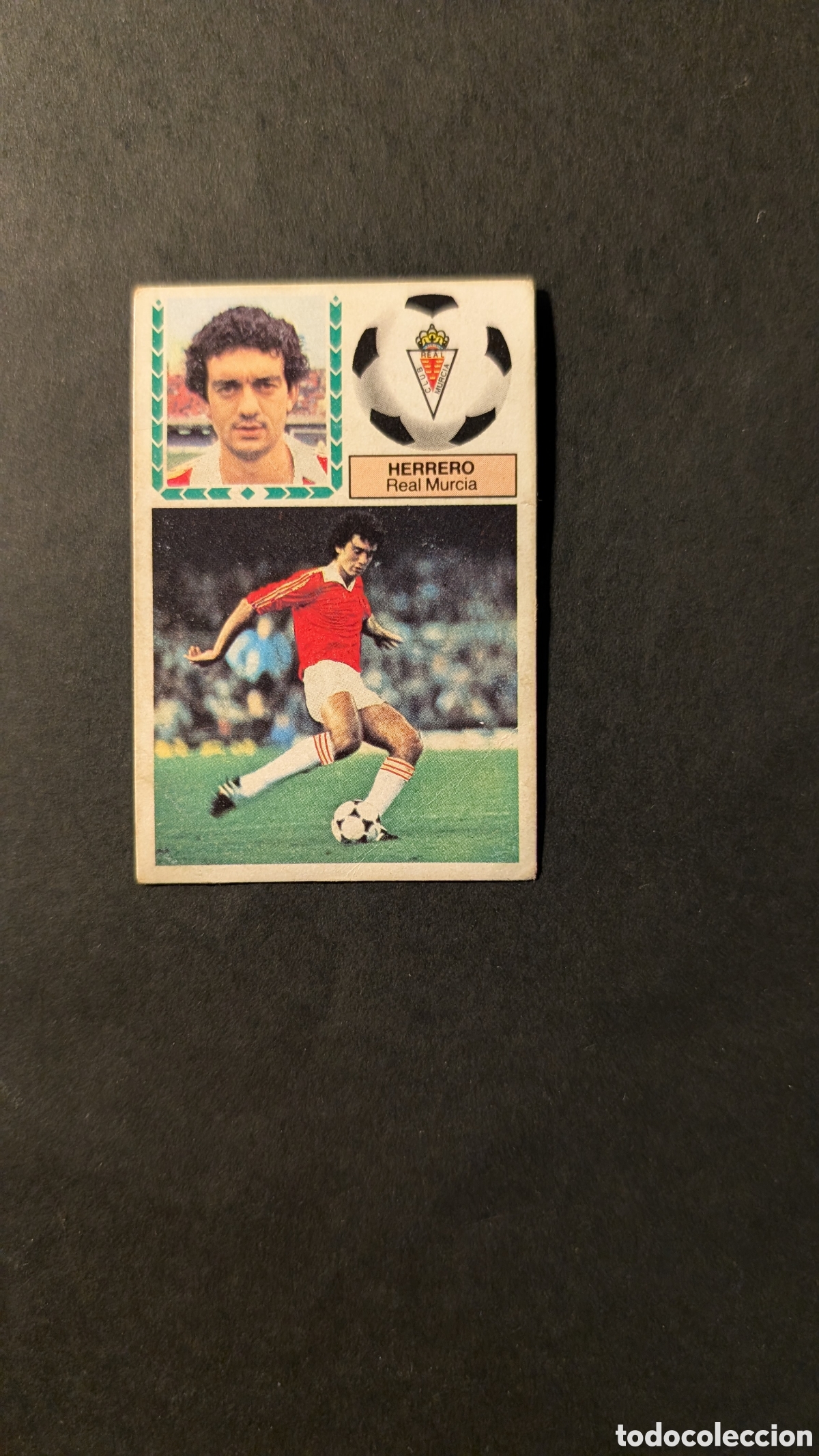Fu&szlig;ball-Sticker: HERRERO MURCIA FICHAJE 11 LIGA ESTE 1983/84 83 84 DESPEGADO