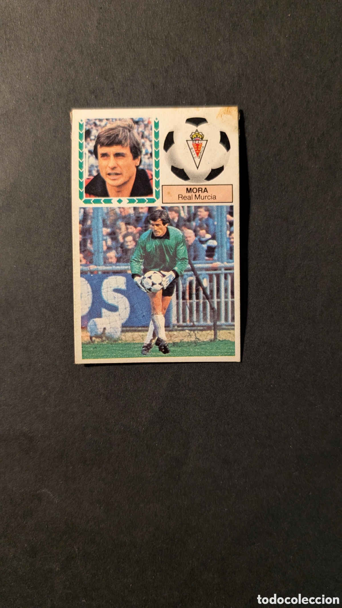 Fu&szlig;ball-Sticker: MORA MURCIA FICHAJE 16 LIGA ESTE 1983/84 83 84 DESPEGADO
