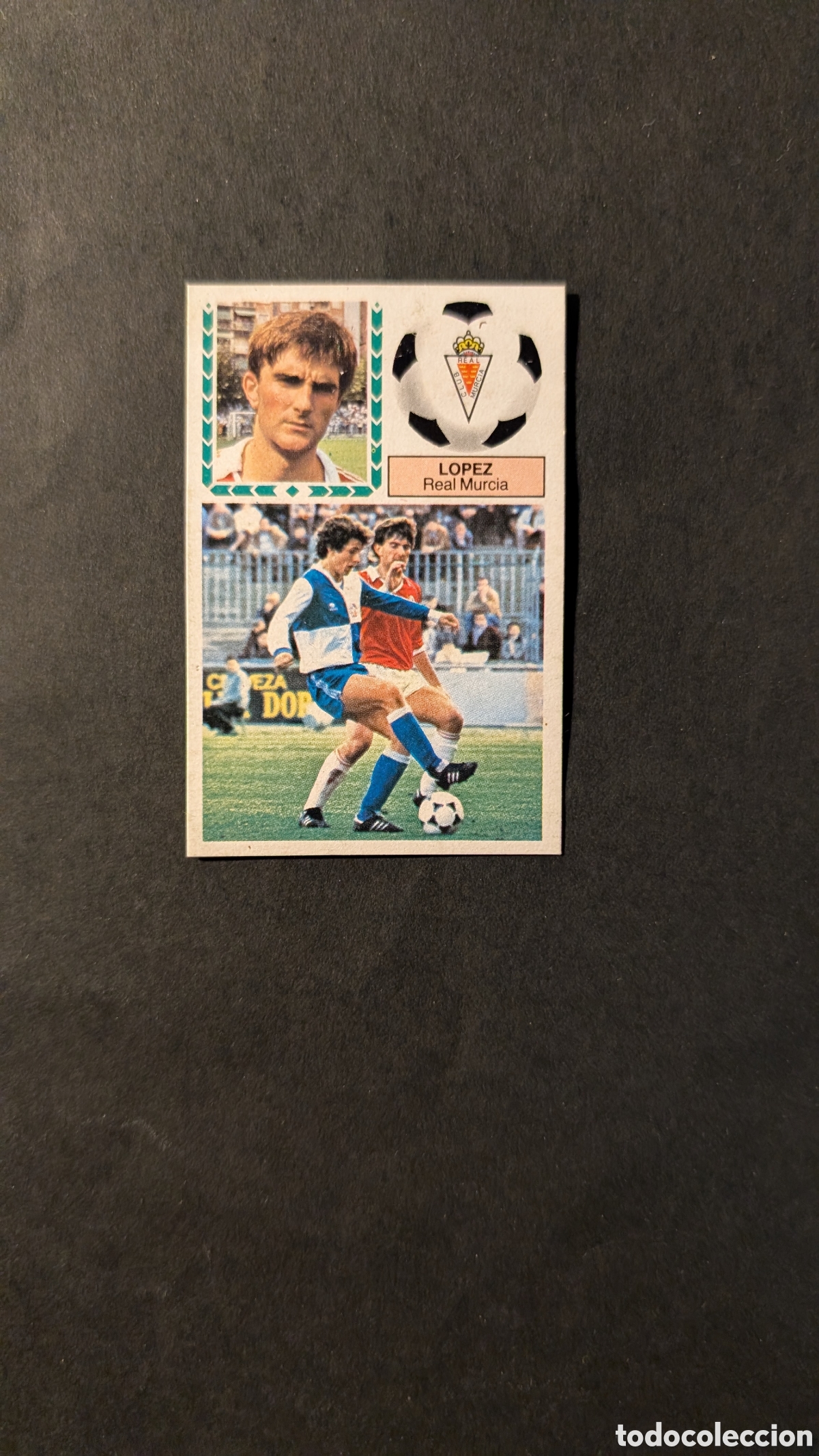 Football Stickers: LOPEZ MURCIA LIGA ESTE 1983/84 83 84 DESPEGADO