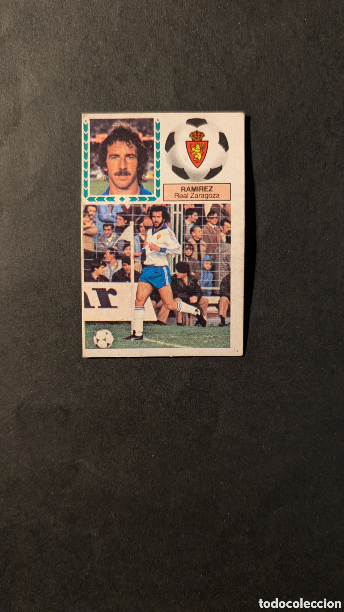 Fu&szlig;ball-Sticker: RAMIREZ ZARAGOZA BAJA LIGA ESTE 1983/84 83 84 DESPEGADO