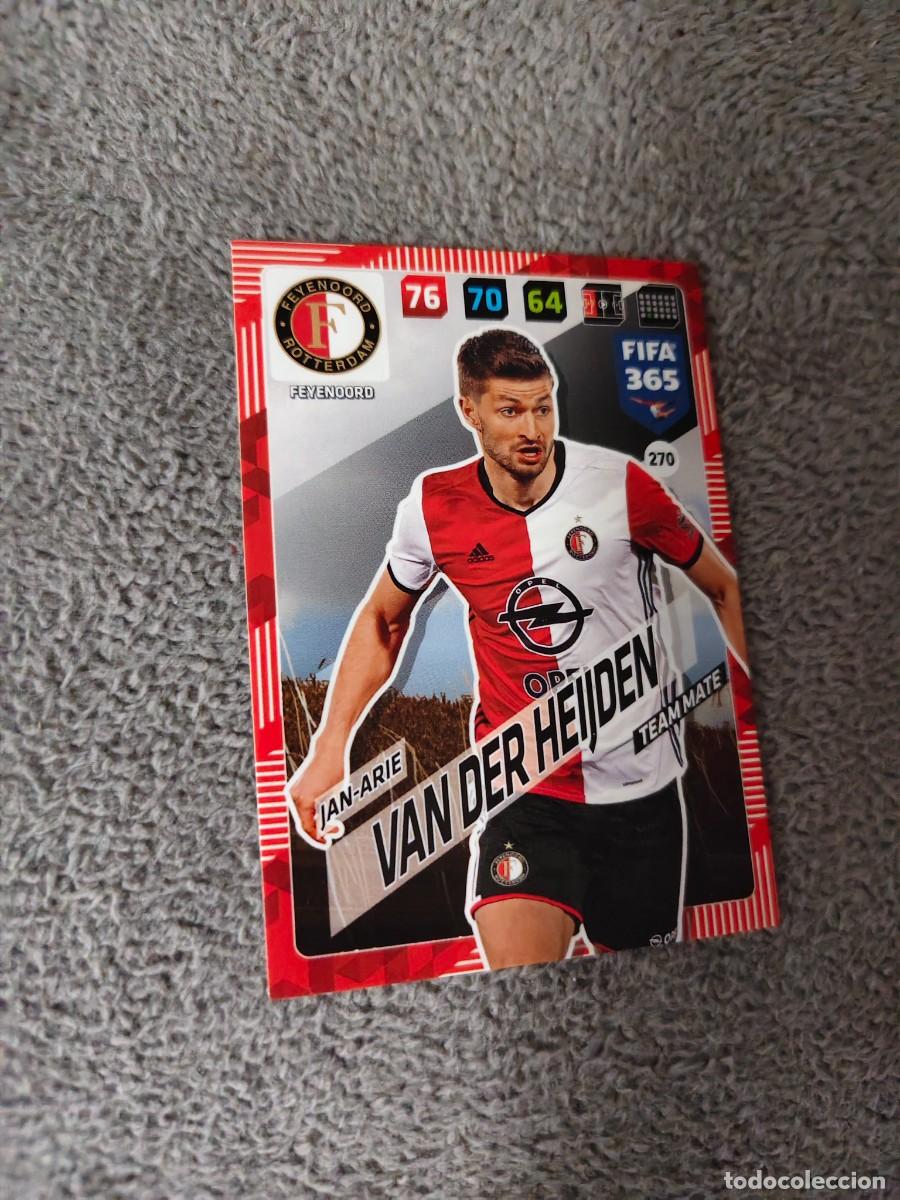 Cromos de f&uacute;tbol: 365 ADRENALYN XL 2018 270 VAN DER HEIJDEN FEYENOORD TEAM MATE FIFA PANINI 17 2017 18 AXL AAP