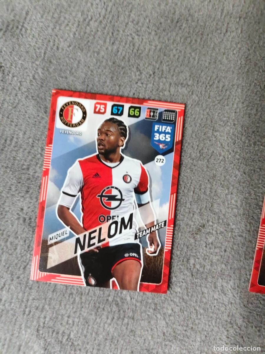 Cromos de f&uacute;tbol: 365 ADRENALYN XL 2018 272 MIQUEL NELOM FEYENOORD TEAM MATE FIFA PANINI 17 2017 18 AXL AAP