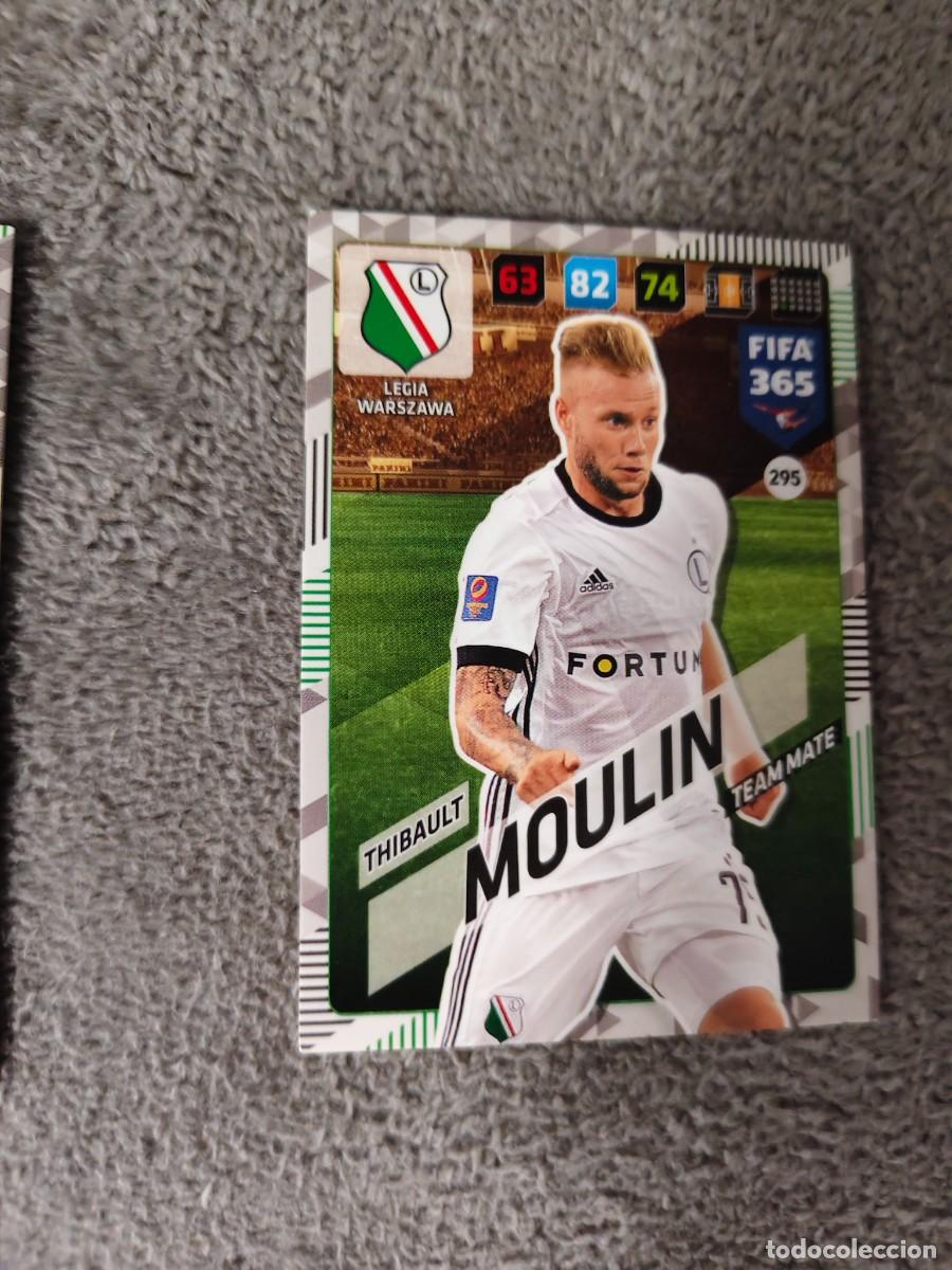 Cromos de f&uacute;tbol: 365 ADRENALYN XL 2018 295 THIBAULT MOULIN LEGIA WARSZAWA TEAM MATE FIFA PANINI 17 2017 18 AXL AAP