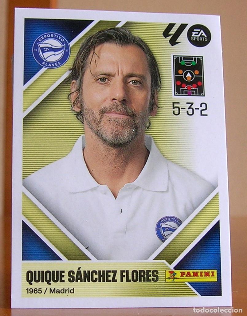 Cromos de f&uacute;tbol: EDICIONES ESTE 2026-2027 26 27 N&ordm; 2 QUIQUE SANCHEZ FLORES (ALAVES) ENTRENADOR SIN PEGAR