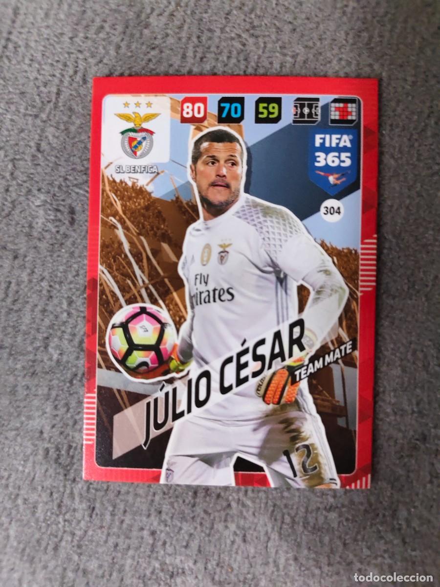 Cromos de f&uacute;tbol: 365 ADRENALYN XL 2018 304 J&Uacute;LIO C&Eacute;SAR SL BENFICA TEAM MATE FIFA PANINI 17 2017 18 AXL AAP