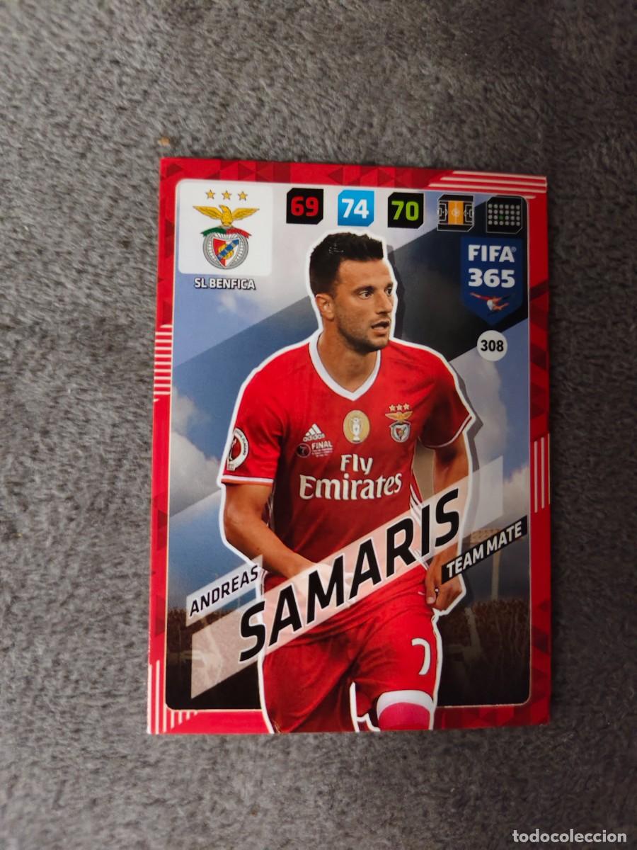 Cromos de f&uacute;tbol: 365 ADRENALYN XL 2018 308 ANDREAS SAMARIS SL BENFICA TEAM MATE FIFA PANINI 17 2017 18 AXL AAP