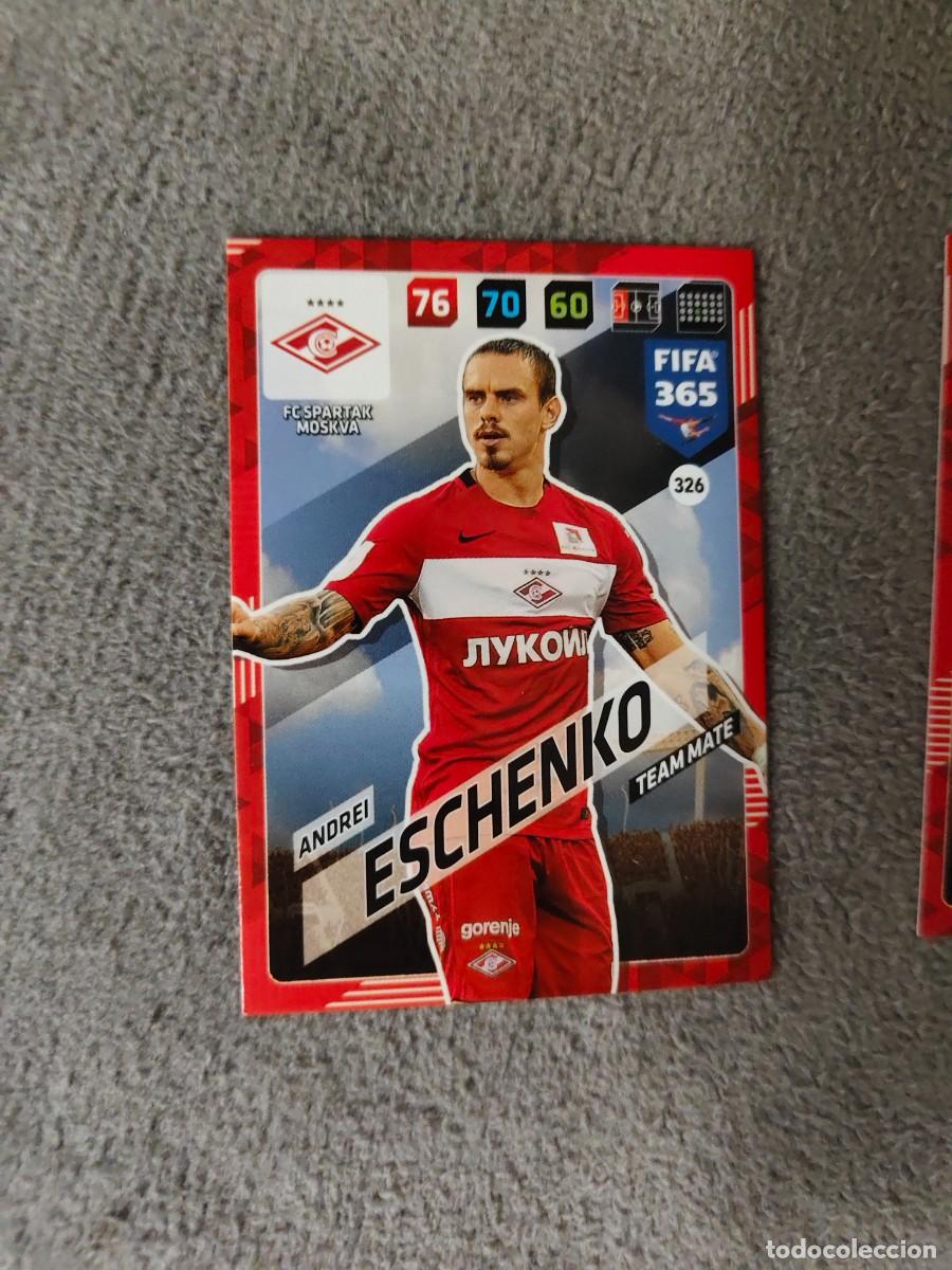Cromos de f&uacute;tbol: 365 ADRENALYN XL 2018 326 ANDREI ESHCHENKO SPARTAK MOSCU TEAM MATE FIFA PANINI 17 2017 18 AXL AAP